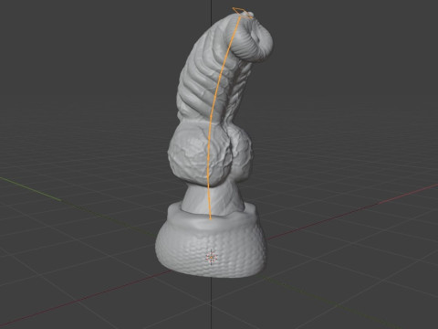 Fantasy Dragon Penis Sextoy Knottinham Rigged 3D Модель