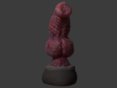 Fantasy Dragon Penis Sextoy Knottinham Rigged 3D Модель