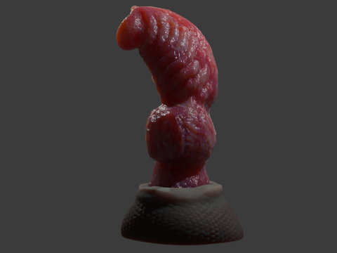Fantasy Dragon Penis Sextoy Knottinham Rigged 3D Модель
