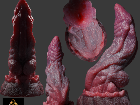 Fantasy Dragon Penis Sextoy Gorgrand Rigged 3D Model