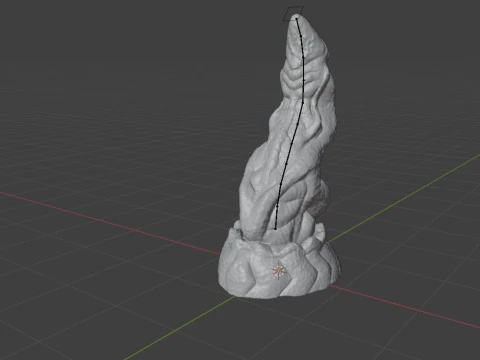 Fantasy Dragon Penis Sextoy Gorgrand Rigged 3D Модель