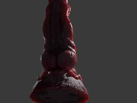 Fantasy Dragon Penis Sextoy Gorgrand Rigged 3D Модель