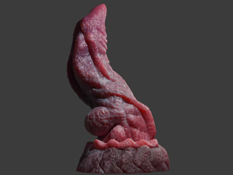 Fantasy Dragon Penis Sextoy Gorgrand Rigged 3D Модель