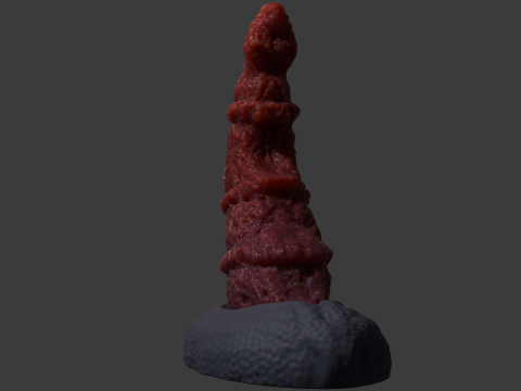 Fantasy Dragon Penis Sextoy Bordrazt Rigged Modelo 3D