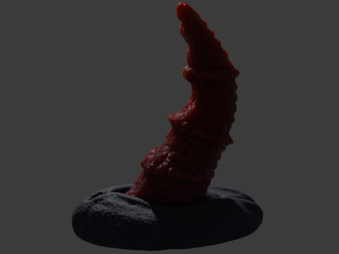 Fantasy Dragon Penis Sextoy Bordrazt Rigged Modelo 3D