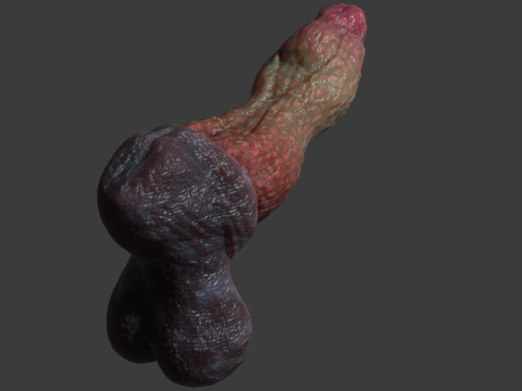 Fantay Dragon Penis Sextoy Jolthran Rigged 3Dモデル