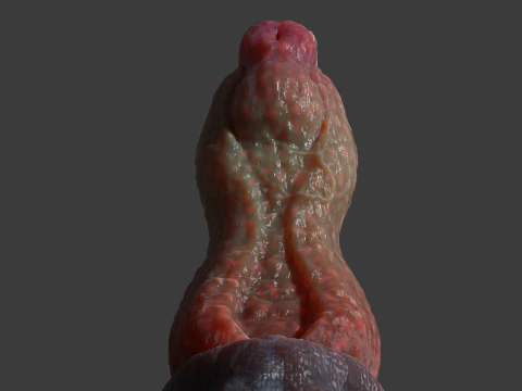 Fantay Dragon Pene Sextoy Jolthran truccato Modello 3D