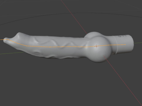 Minima Dog Vibrator Penis Sextoy Low Poly 3D मॉडल