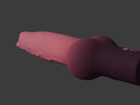Minima Dog Vibrator Penis Sextoy Low Poly 3D मॉडल