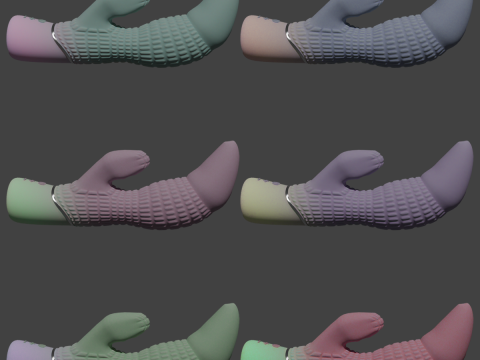 Minima Quon Dragon Vibrator Penis Sextoy Lowpoly Animated Rigged 3D 모델