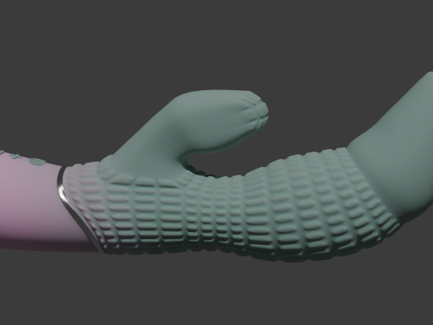 Minima Quon Dragon Vibrator Penis Sextoy Lowpoly Animated Rigged 3D 모델
