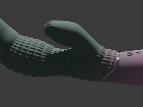 Minima Quon Dragon Vibrator Penis Sextoy Lowpoly Animated Rigged 3D 모델