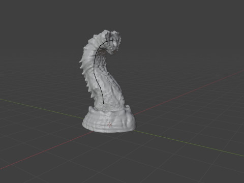 Fantasy Nogran Dragon Penis Sextoy Lowpoly Rigged 3D Model