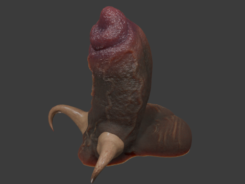 Fantasy Krampus Christmas Penis Sextoy Rigged 3D Model
