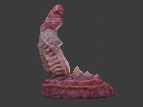 Dragon Penis Sextoy Lariastrax Low Poly Rigged Animated 3D Model