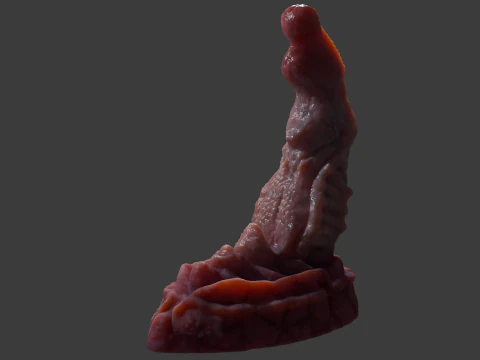 Dragon Penis Sextoy Lariastrax Low Poly Rigged Animated 3D Model