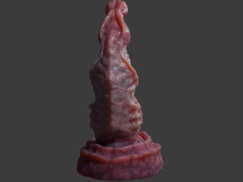 Dragon Penis Sextoy Lariastrax Low Poly Rigged Animated 3D Model
