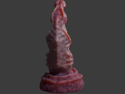 Dragon Penis Sextoy Lariastrax Low Poly Rigged Animated 3D Model