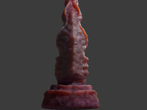 Dragon Penis Sextoy Lariastrax Low Poly Rigged Animated 3D Model
