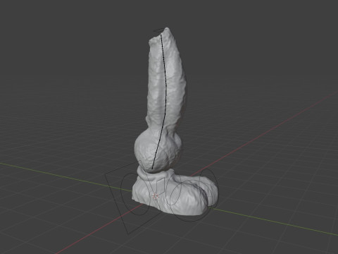 Dog Penis Sextoy Animated Rigged 3D Модель