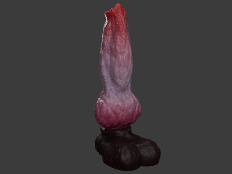 Dog Penis Sextoy Animated Rigged 3D Модель