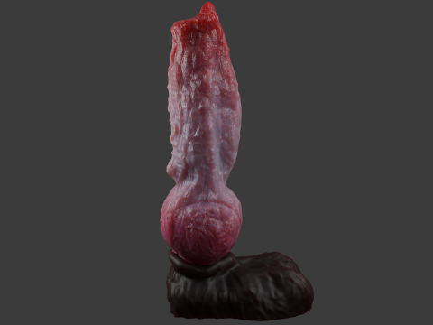 Dog Penis Sextoy Animated Rigged 3D Модель