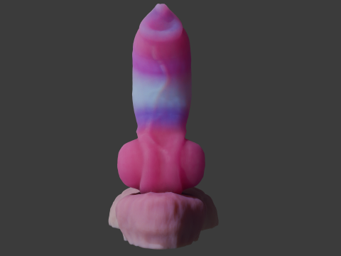 Cottoncandy Werewolf Penis Sextoy Lowpoly Rigged 3D Model