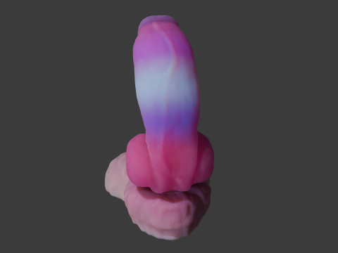 Cottoncandy Werewolf Penis Sextoy Lowpoly Rigged 3D Model