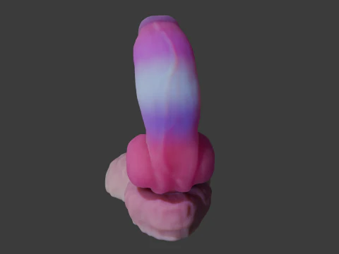 Cottoncandy Werewolf Penis Sextoy Lowpoly Rigged 3D Model