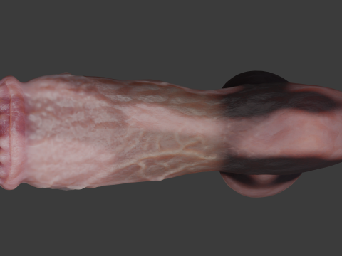 Fantasy Minotaur Penis Sextoy Rigged 3D Модель