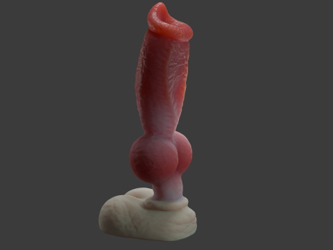 Gunthros Dog Penis Sextoy low poly Rigged 3D Model