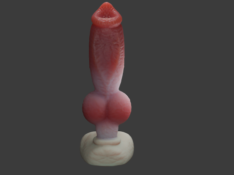 Gunthros Dog Penis Sextoy low poly Rigged 3D Model