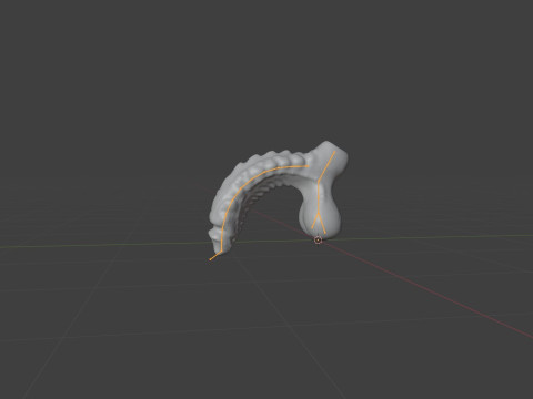 Kudran Dragon Penis Lowpoly Rigged 3D Модель