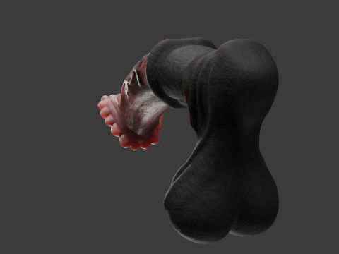 Horse Penis Rigged 3Dモデル