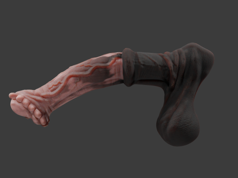 Horse Penis Rigged 3Dモデル