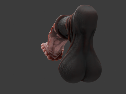 Horse Penis Rigged 3Dモデル