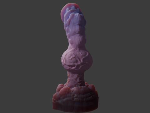Xhor Alien Penis Sextoy Rigged Lowpoly and Highpoly Modelo 3D
