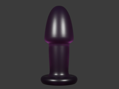 Wide Plug Sextoy 3D Модель