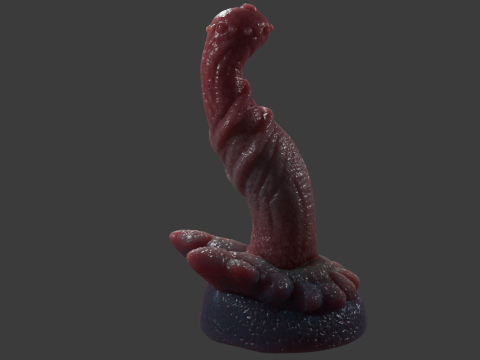 Brum Dragon Penis Sextoy low poly Rigged 3D Model