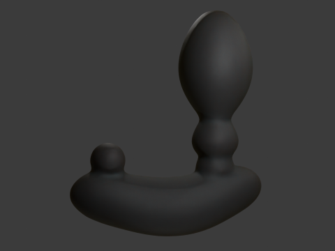 Plug Vibrator Sextoy Low Poly Rigged 3D Модель