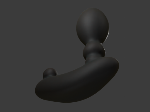 Plug Vibrator Sextoy Low Poly Rigged 3D Модель