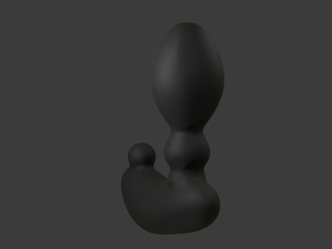 Plug Vibrator Sextoy Low Poly Rigged 3D Модель