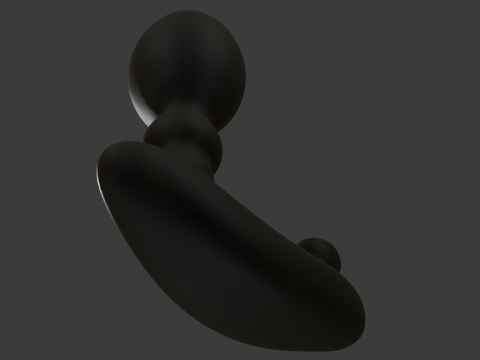 Plug Vibrator Sextoy Low Poly Rigged 3D Модель