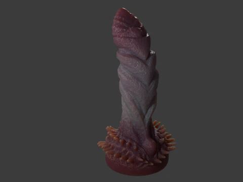 Zirugax Monster Penis Sextoy Rigged 3D Model