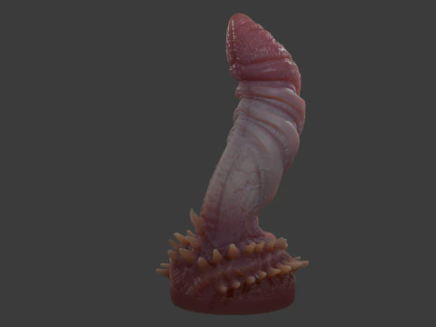 Zirugax Monster Penis Sextoy Rigged 3D Model