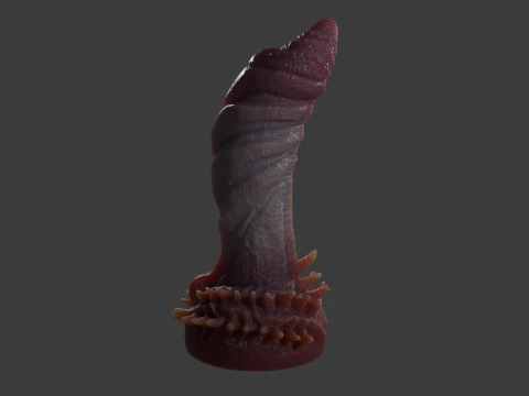 Zirugax Monster Penis Sextoy Rigged 3D Model