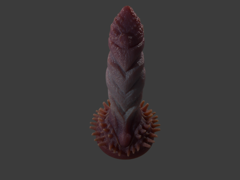 Zirugax Monster Penis Sextoy Rigged 3D Модель