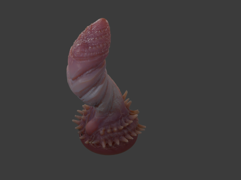 Zirugax Monster Penis Sextoy Rigged 3D Модель