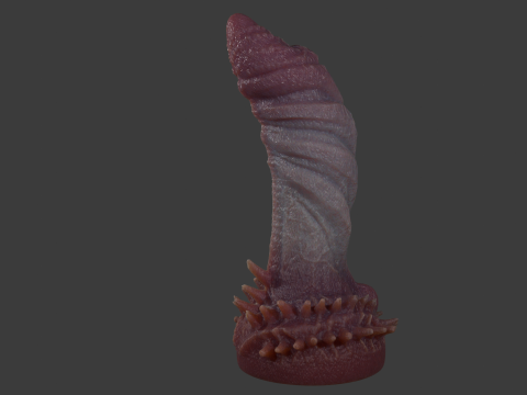 Zirugax Monster Penis Sextoy Rigged 3D Модель