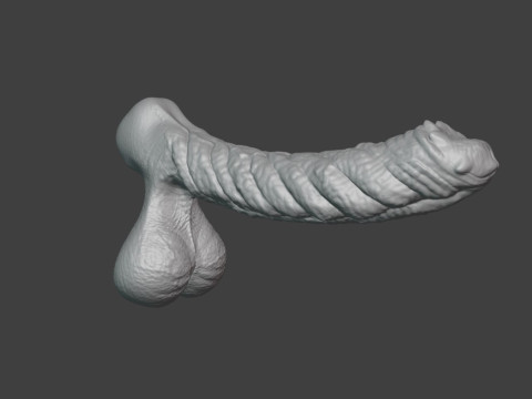 Kuragoth Demon Penis Sextoy Rigged 3D Model